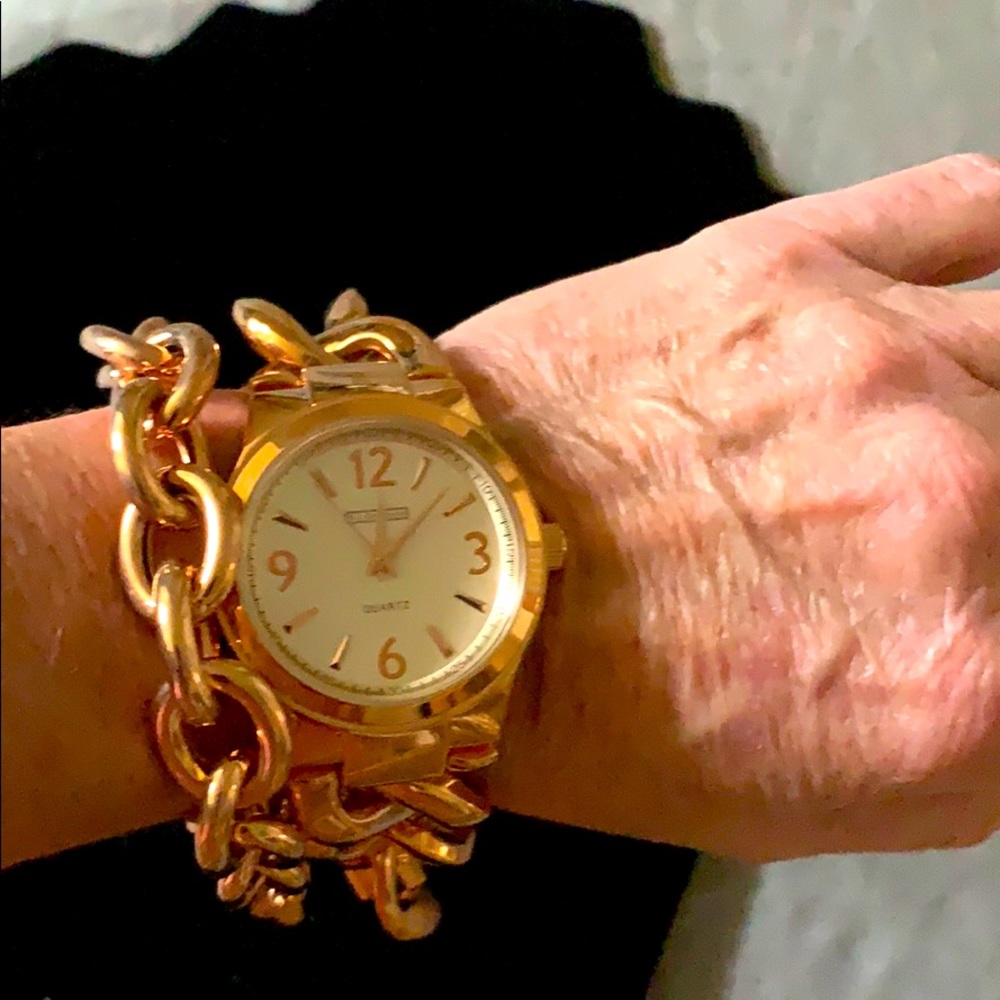 RJ Graziano Watch & rolo italy bracelet Set euc 7” - Picture 11 of 14